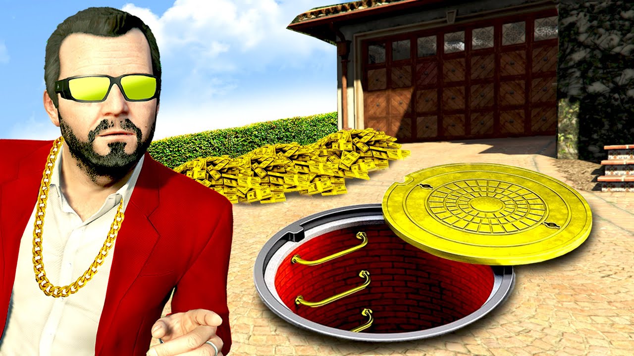 מייקל קונה בונקר של טריליונרים בGTA V!