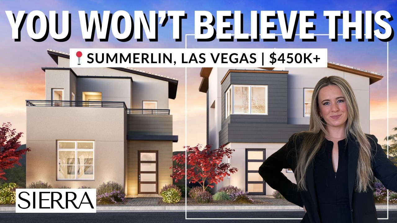$450K Toll Brothers New Construction Home in Las Vegas | Fitzroy at the Loughton Model Tour