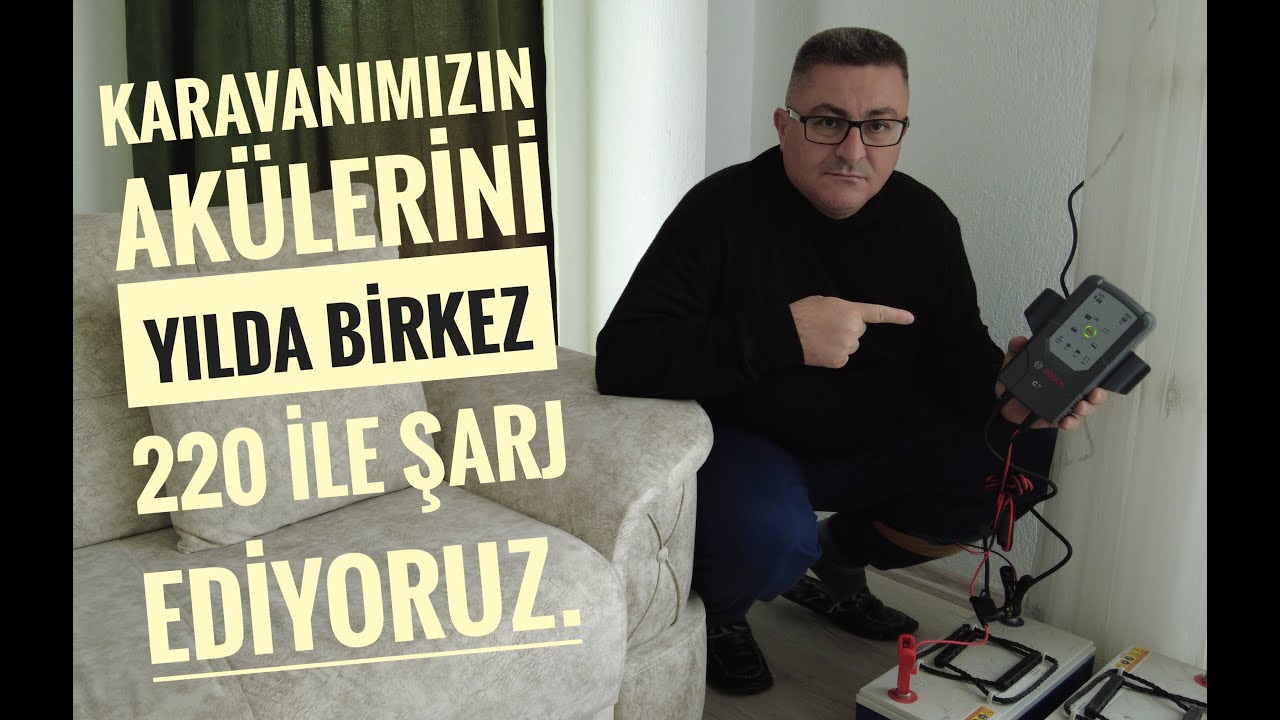 KARAVAN YAŞAM AKÜLERİMİZİ KIŞIN EVDE ŞARJ EDİYORUZ
