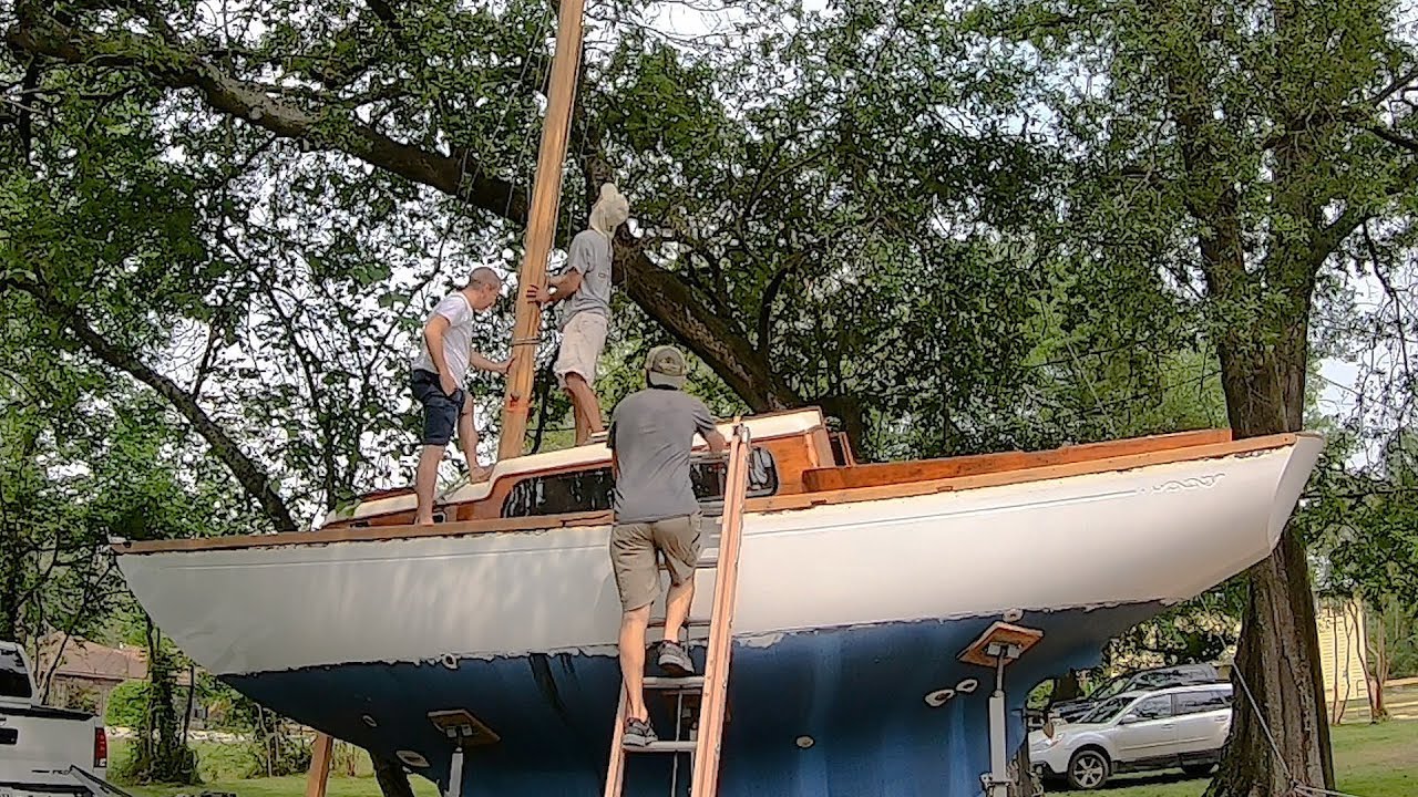 Raising the Mast, Painting, and Interior Stuff | Sailboat Restoration Ep. 44