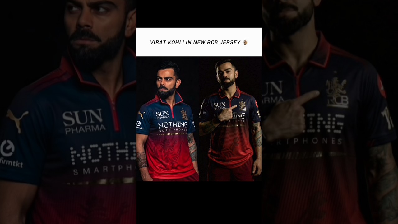 Rate this new RCB Jersey look of Virat out of 10! 👇🔥 #shorts #trending #virat