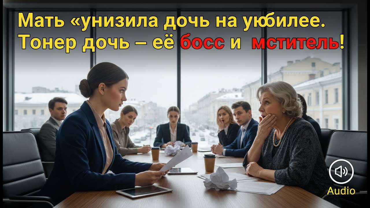 МАТЬ ПУБЛИЧНО УНИЗИЛА ДОЧЬ НА ЮБИЛЕЕ, А ЧЕРЕЗ ДВА ГОДА ДОЧЬ ЗАНЯЛА КРЕСЛО ДИРЕКТОРА