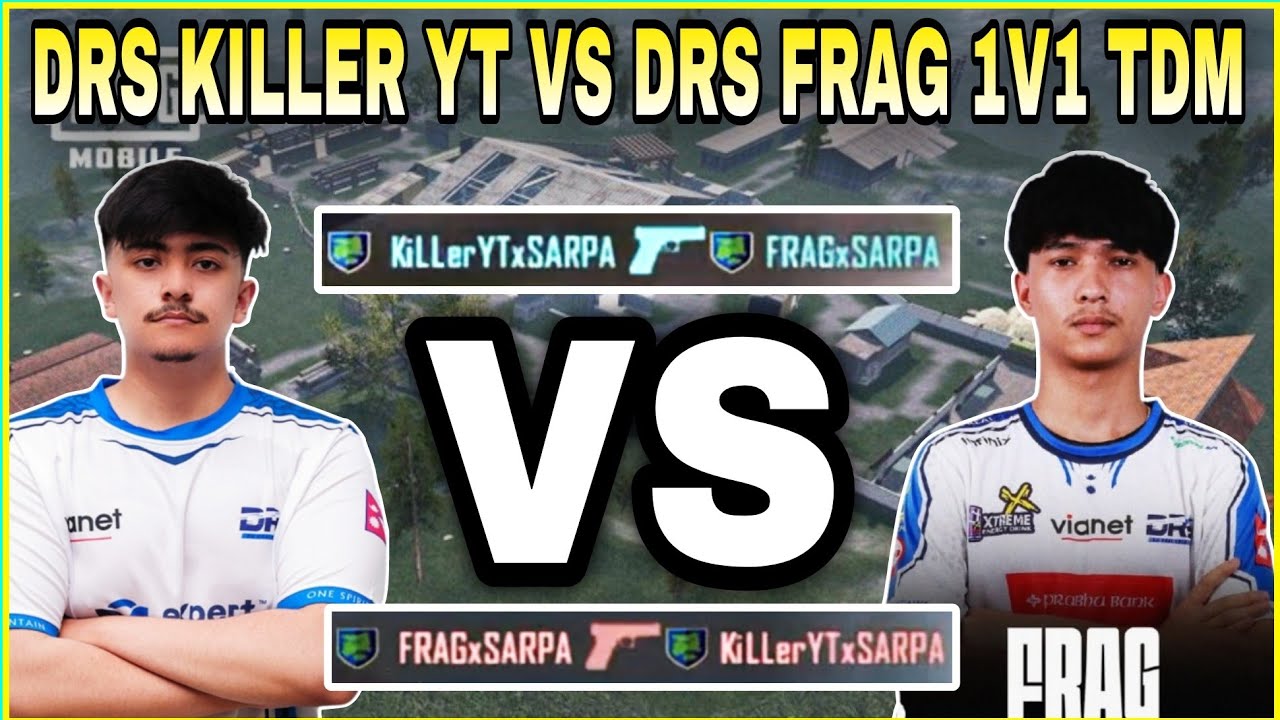 DRS Killer YT vs DRS FRAG 1v1 Intense TDM Match | Clash with kvn 