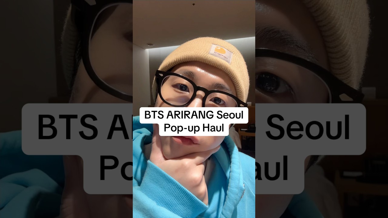 BTS Arirang Seoul pop up haul #kpop #bts #btsarmy #btslightstick #btsmerch
