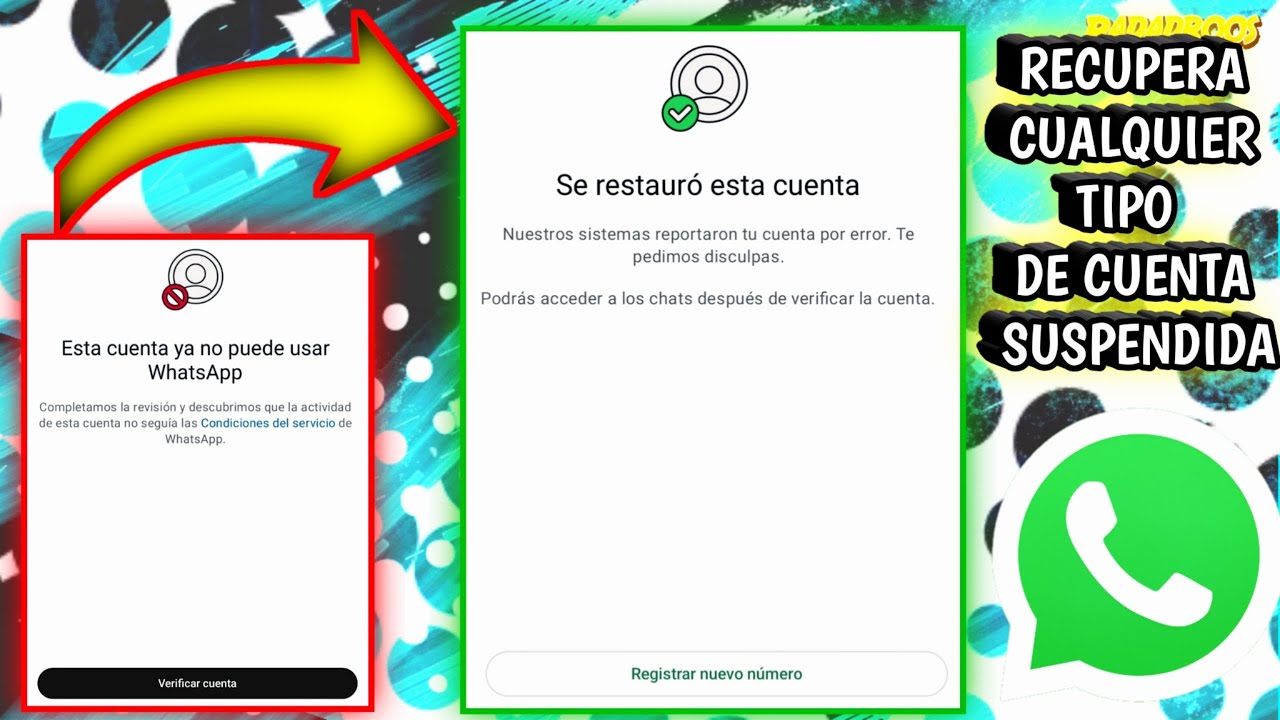 📢 C&oacute;mo recuperar cualquier cuenta suspendida de WhatsApp | 100% Funcional 2024