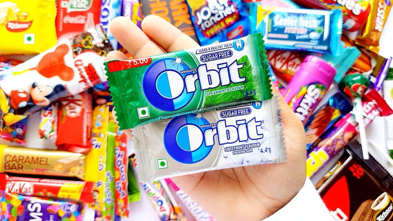 Wrigley's Orbit Sugar Sweet Mint Flavour Opening | Tiny Color Food