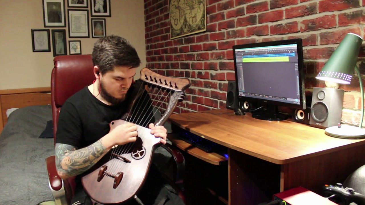 Wardruna - Voluspa (Kravik Lyre full song Cover) with tab