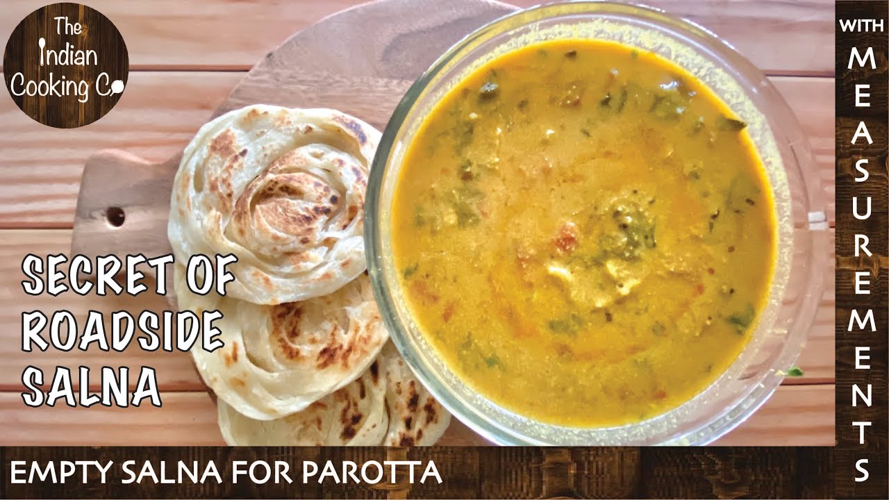 Empty Salna| Hotel Style Parotta Salna | Roadside Parotta Salna Recipe | With Measurements