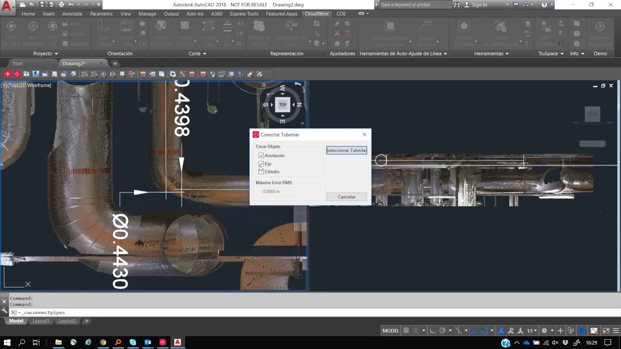 CloudWorx AutoCad Plant