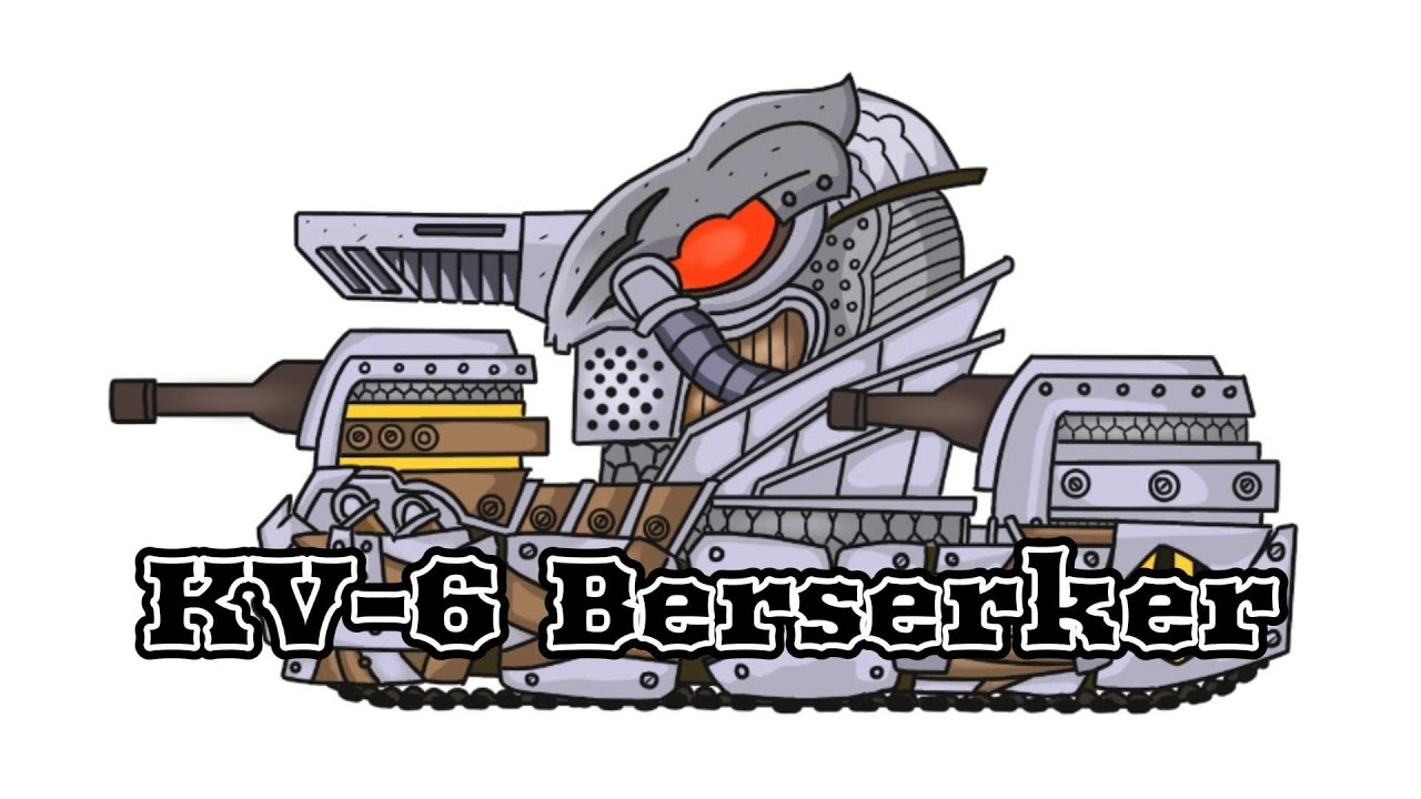 How to Draw KV 6 Berserker | HomeAnimations - Cartoon about Tanks