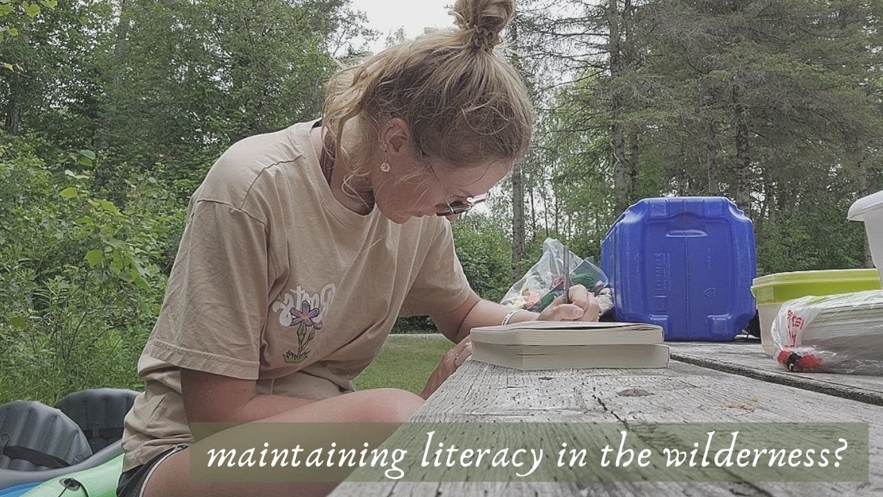 attempting to write while camping // a peaceful writing vlog in nature