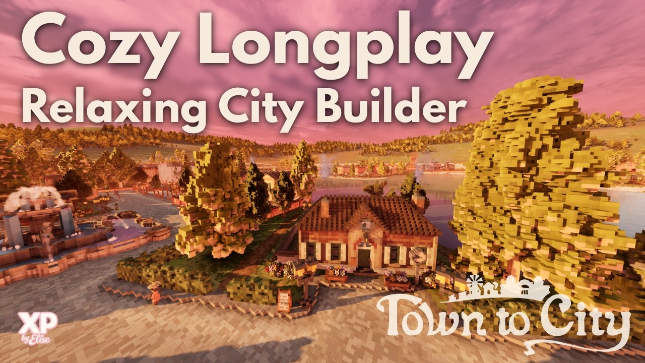 Town to City Cozy Longplay | Relaxing City Builder Gameplay to Fall Asleep To (No Commentary)