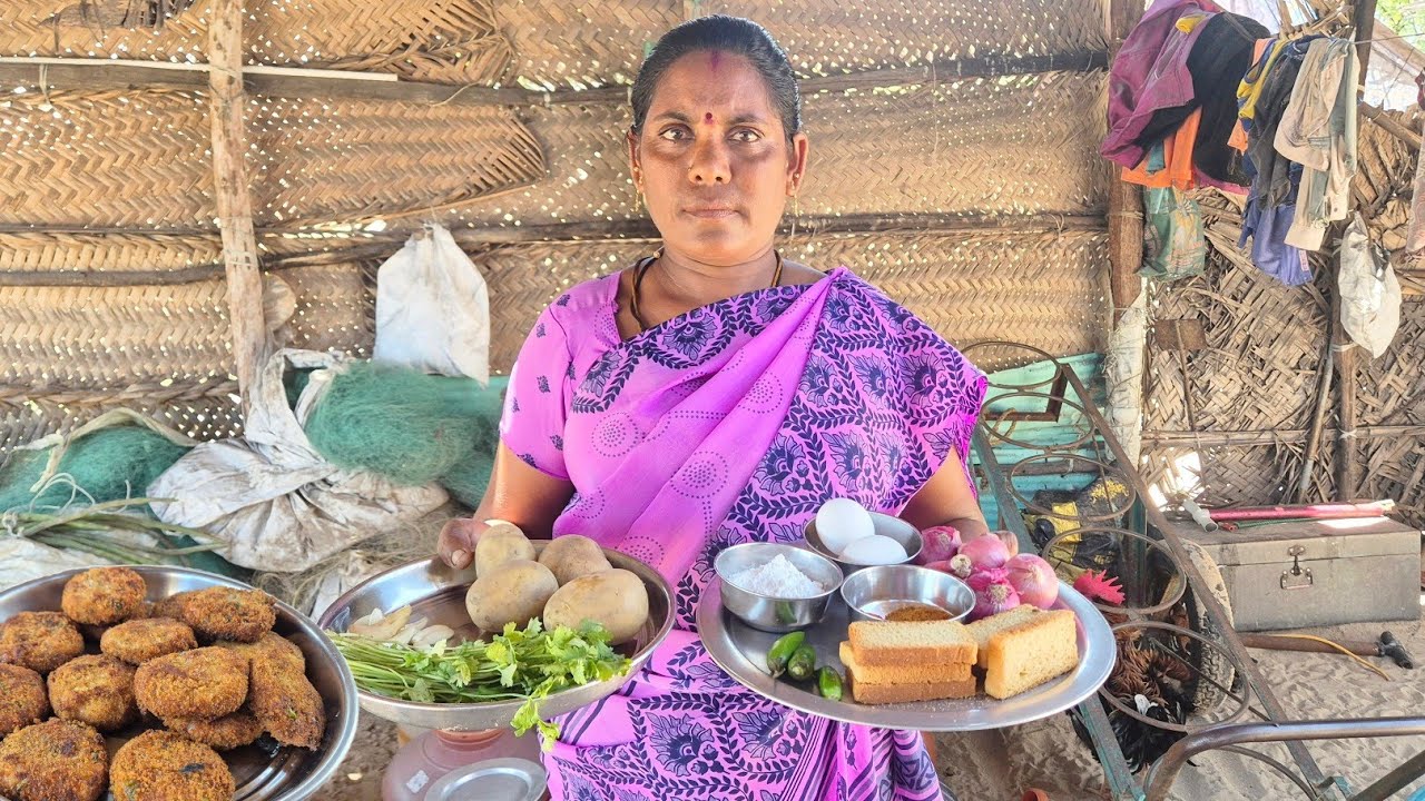 சுவையான உருளைக்கிழங்கு கட்லட் நீங்களும் இப்படி செஞ்சு பாருங்க மக்களே