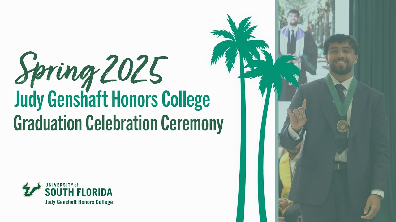 2p.m. | USF Judy Genshaft Honors College Spring 2025 Graduation Celebration