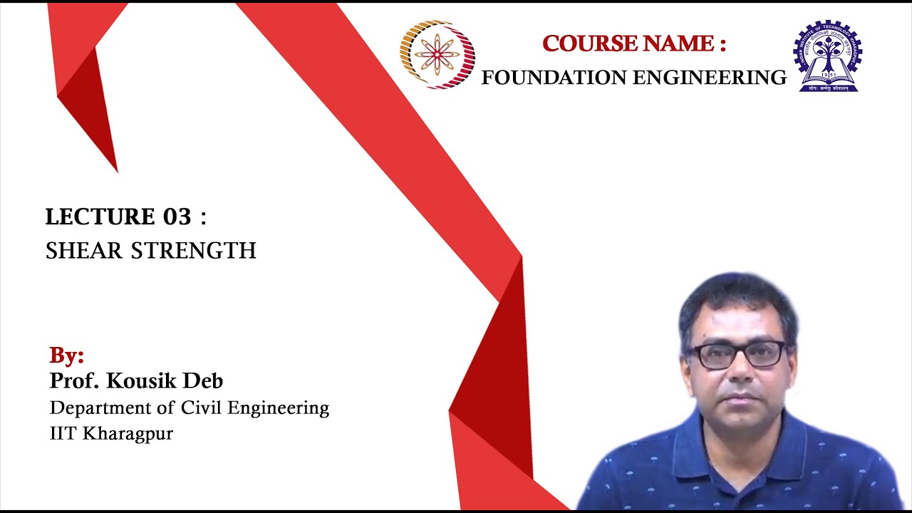 Lecture 3 : Shear Strength