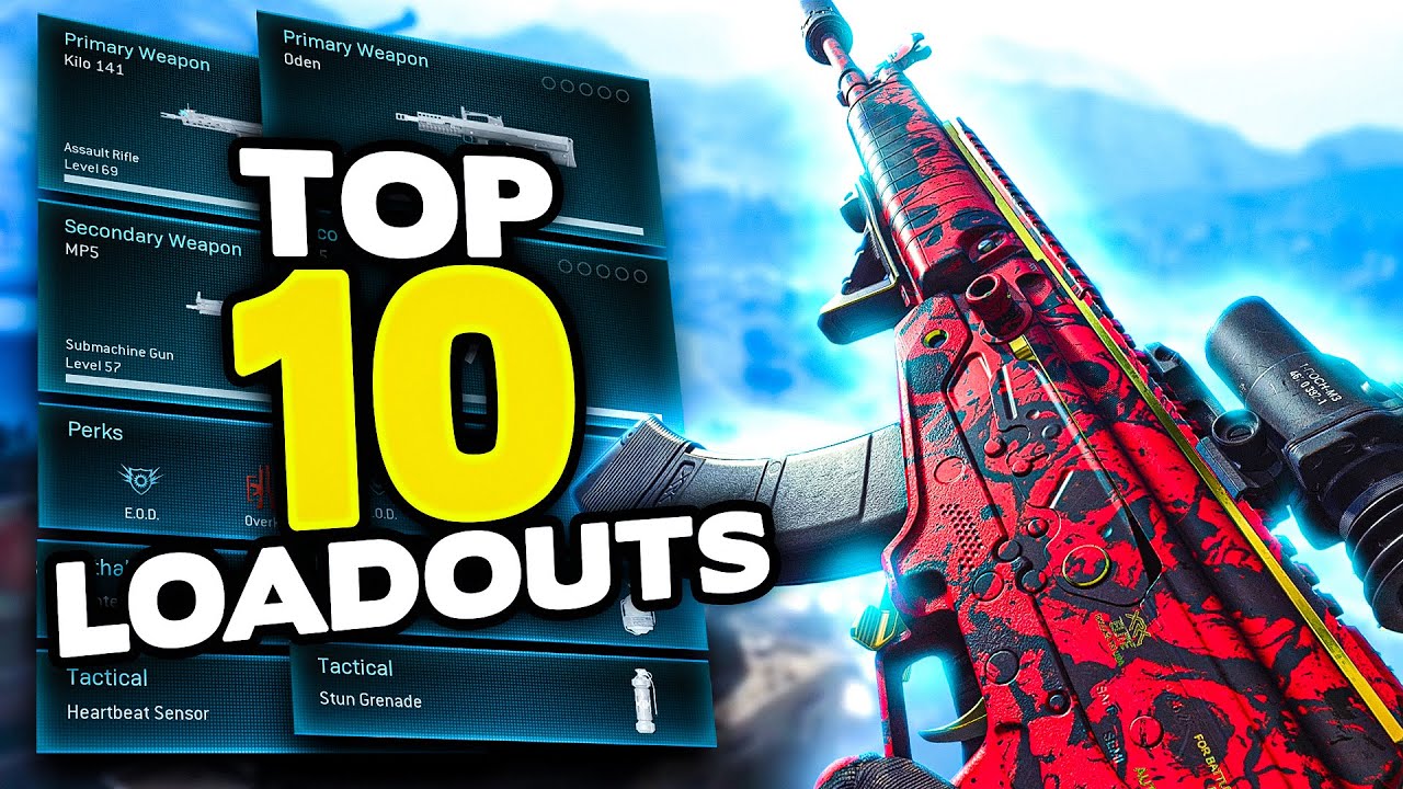 *NEW* Top 10 BEST LOADOUTS of ALL TIME! Warzone Class setups!(Modern Warfare Warzone Tips)