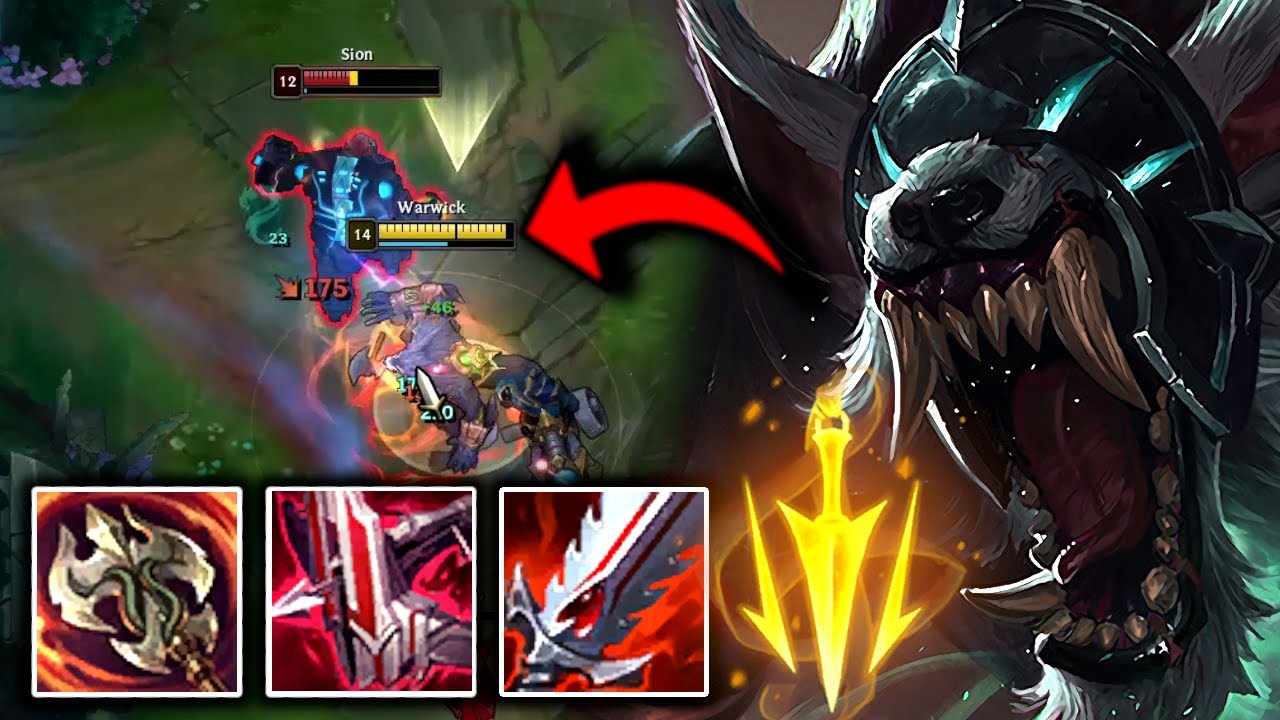 Warwick But I'm Full Lifesteal and HEAL 100% INSTANTLY (THEY TRIED TO FOCUS ME😈) - League of Legends