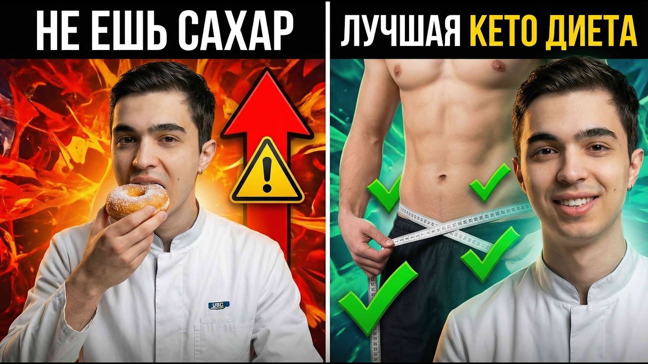 Кето и интервальное голодание за 4 минуты: Полное руководство. Как похудеть и очистить организм.