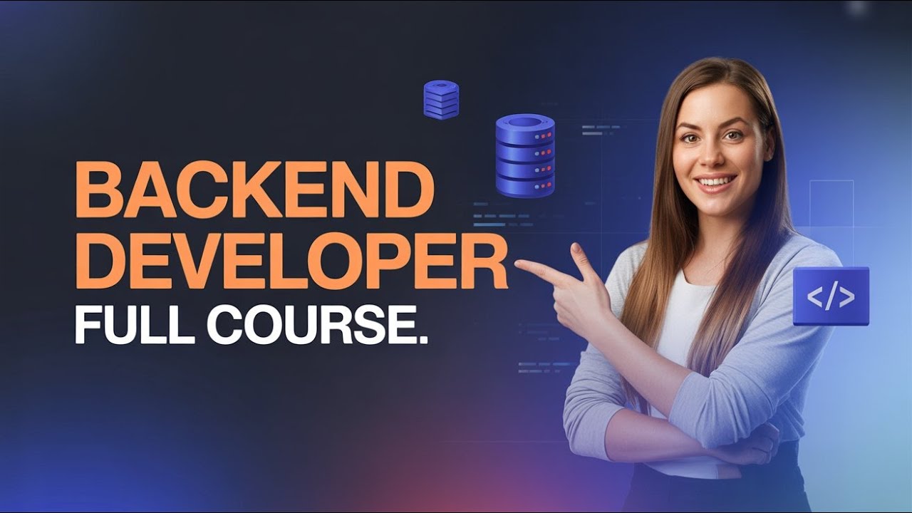Backend Development with .NET🚀 &ndash; Full Course (Beginner to Advanced)👨&zwj;💻