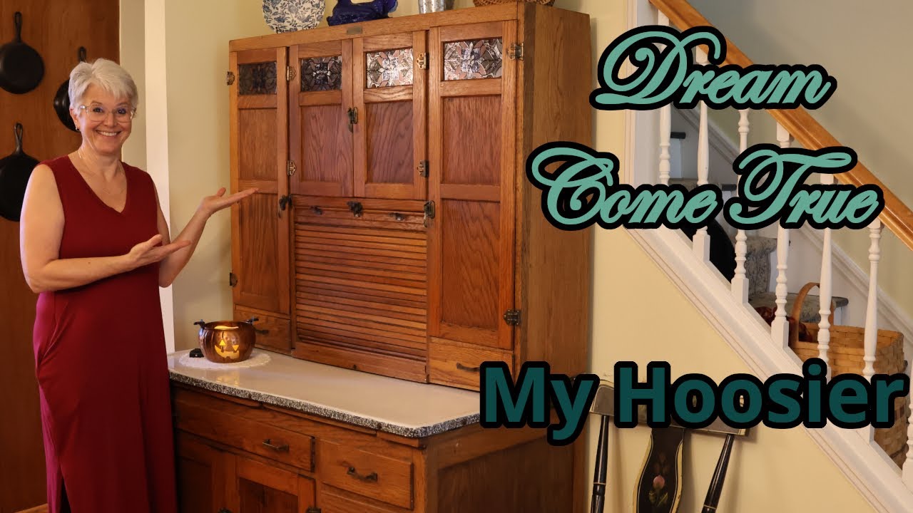 Dream Come True: My Beautiful New Hoosier Cabinet. #hoosier