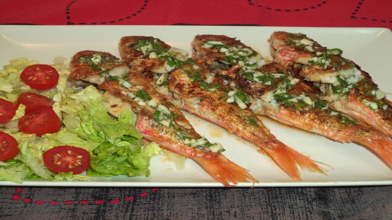 Salmonetes a la plancha - Recetas de Cocina