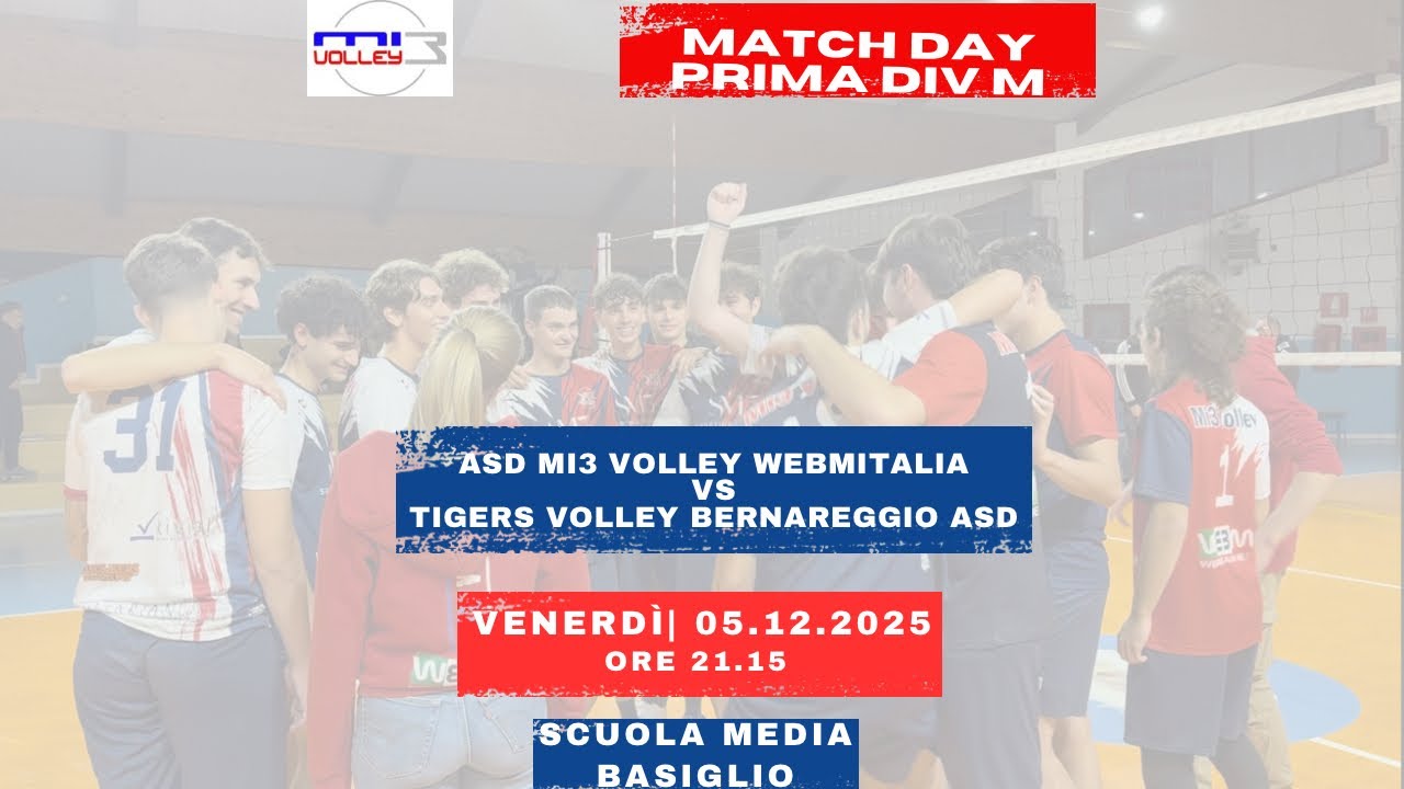 Mi3 Volley 1DM young vs Tigers Volley Bernareggio 3-0
