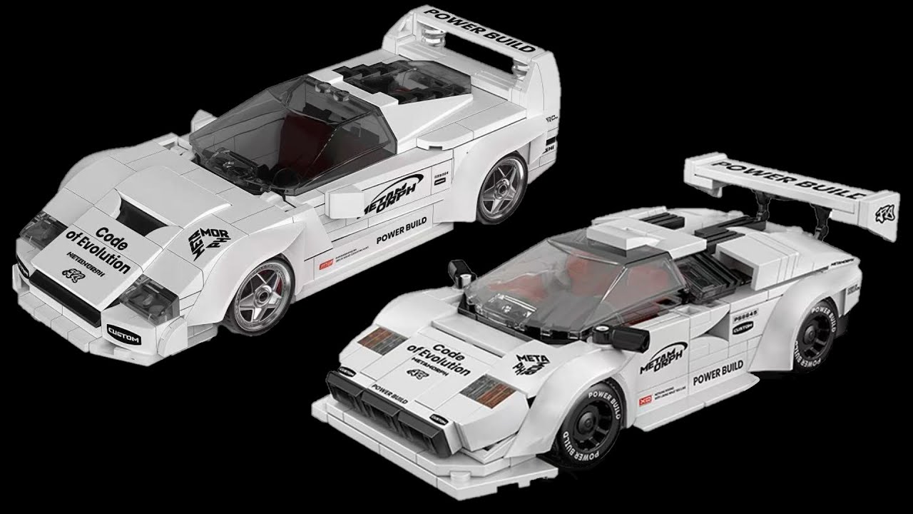 Power Block\Build PB8844 \ 8845 - Ferrari F40 - Lamborghini Countach LP5000 - Review