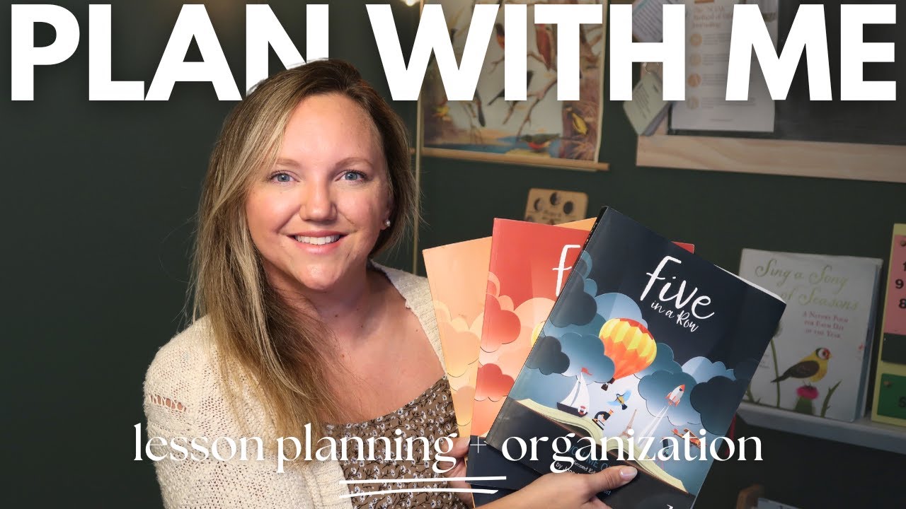 PLAN WITH ME: FIVE IN A ROW || HOW I ORGANIZE AND PREP FIVE IN A ROW LESSONS