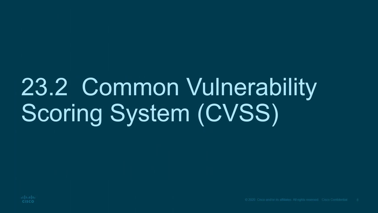 Cisco - CyberOps Associate - Module 23 - Endpoint Vulnerability Assessment