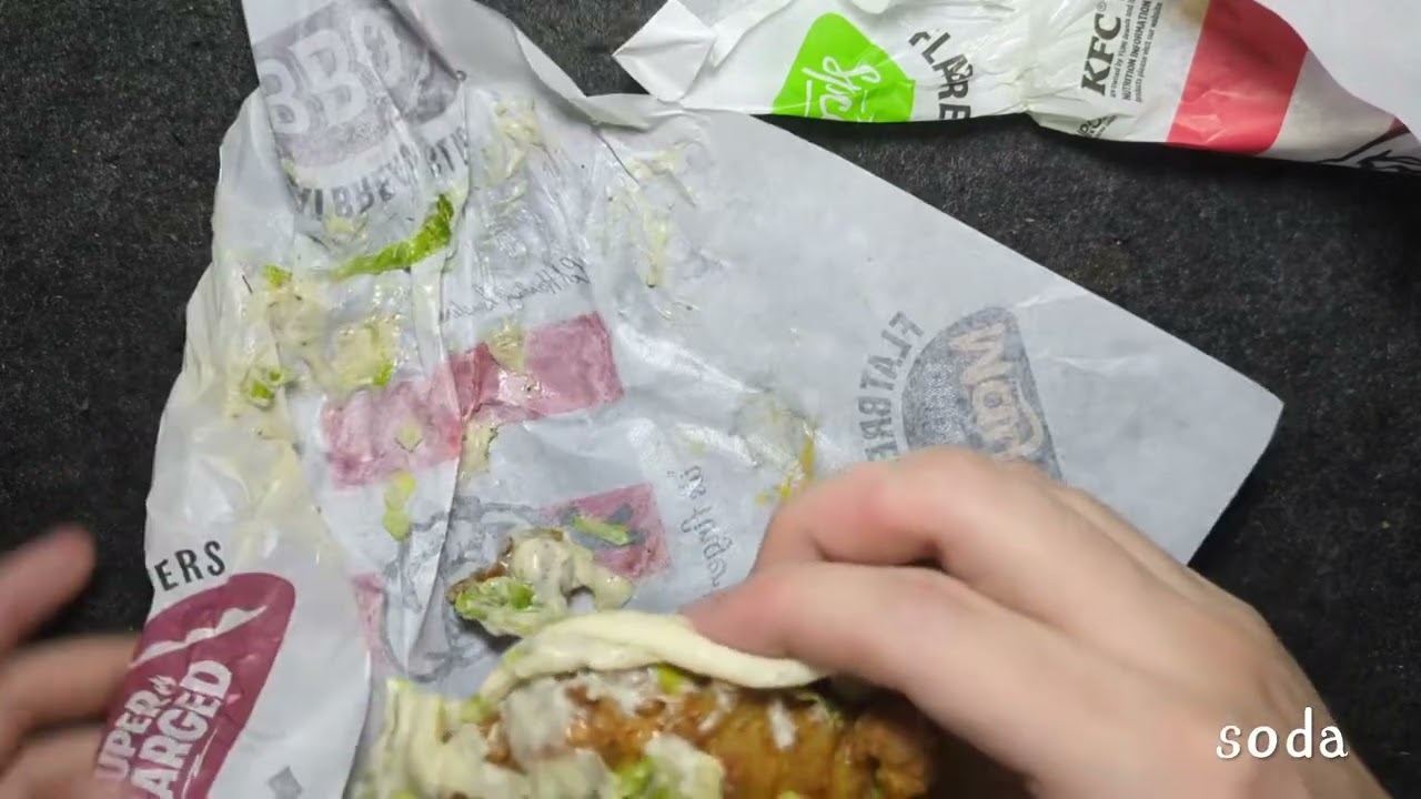 Trying New KFC Flatbread Sliders