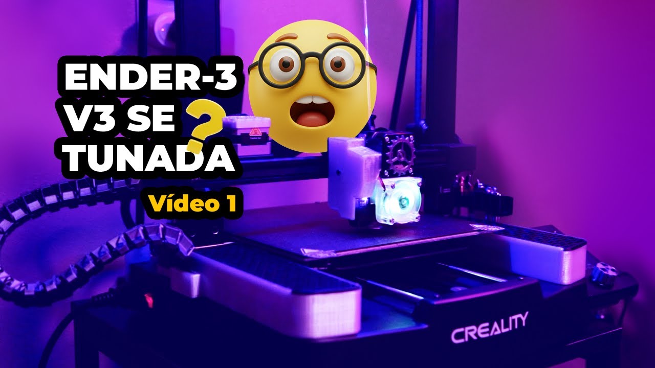 MODIFICAÇŌES, UPGRADES e AJUSTES  na minha impressora 3D ENDER 3 V3 SE 🦾 Parte 1/3