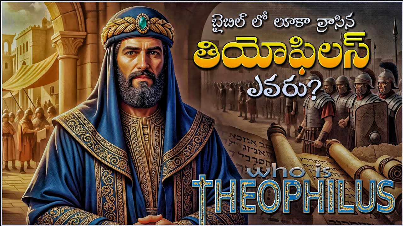 WHO IS THEOPHILUS IN THE BIBLE? బైబిల్ లో లూకా వ్రాసిన థియోఫిలాస్ ఎవరూ? GOSPEL OF LUKE, APOSTLE ACTS