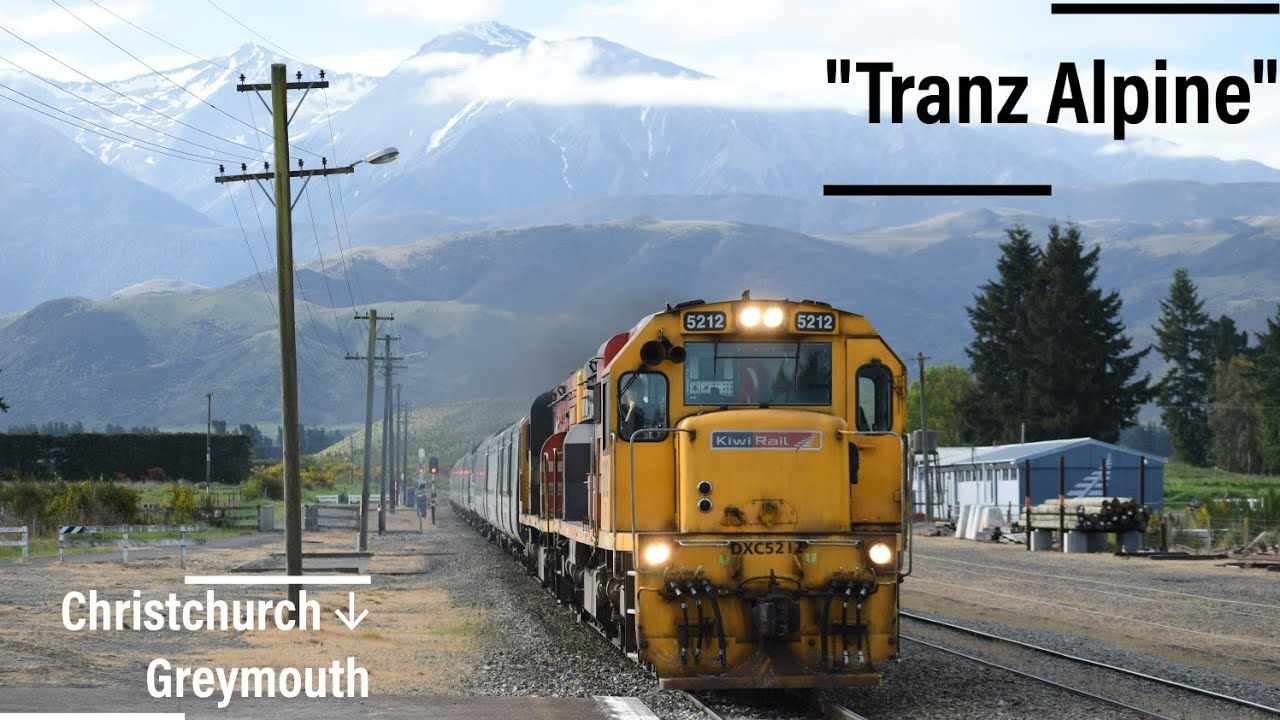 Chasing the 'Tranz Alpine' | Incredible scenic train journey in NZ