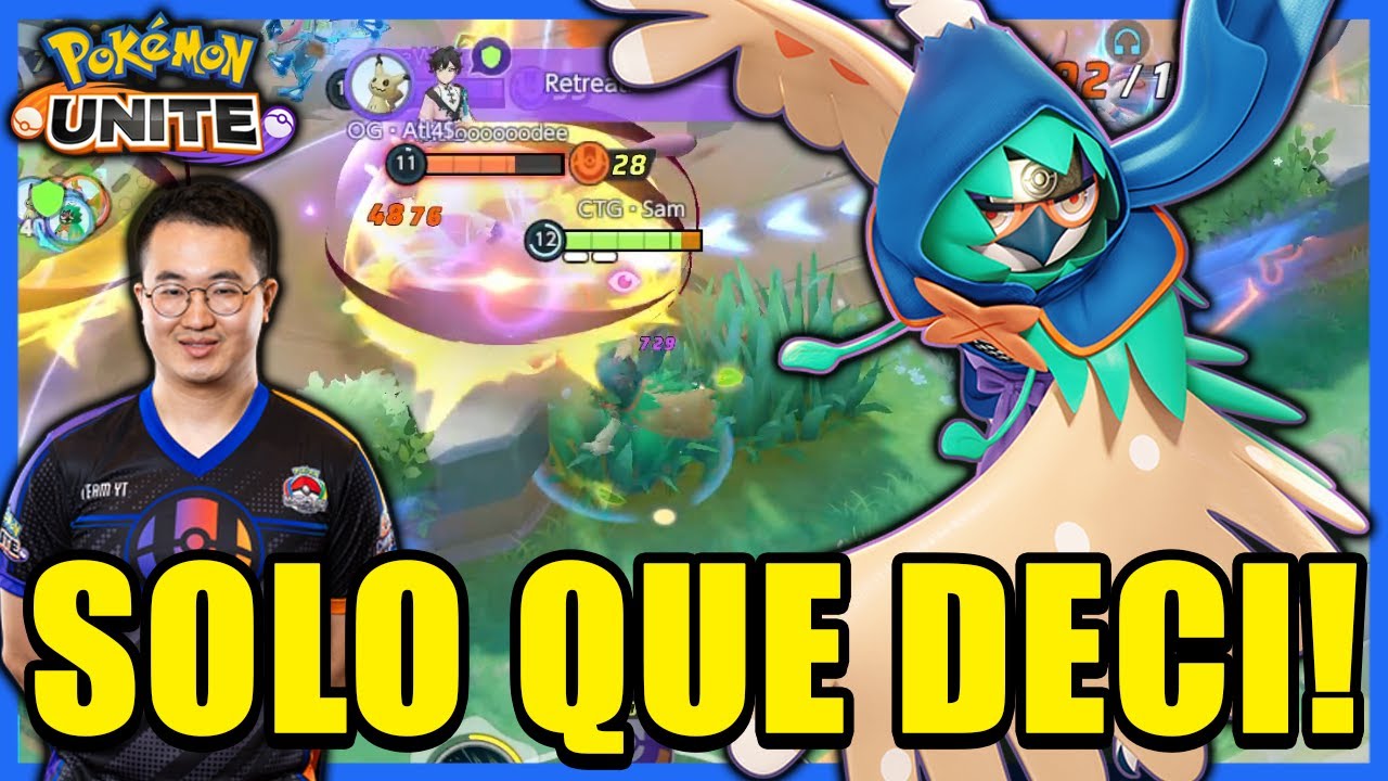 Crazy Solo Queue Game with Decidueye! | Pokémon Unite