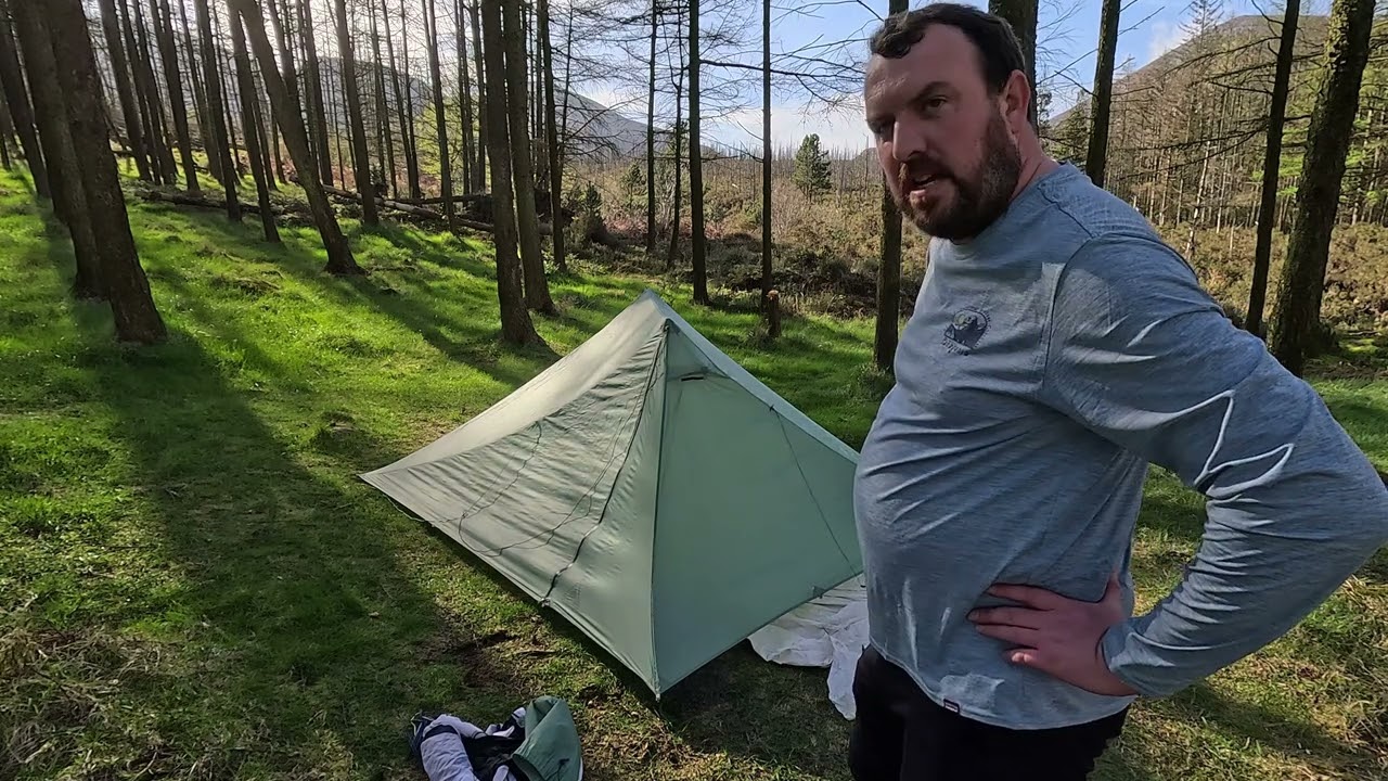 Solo Wild Camping Mourne Mountains April 2024