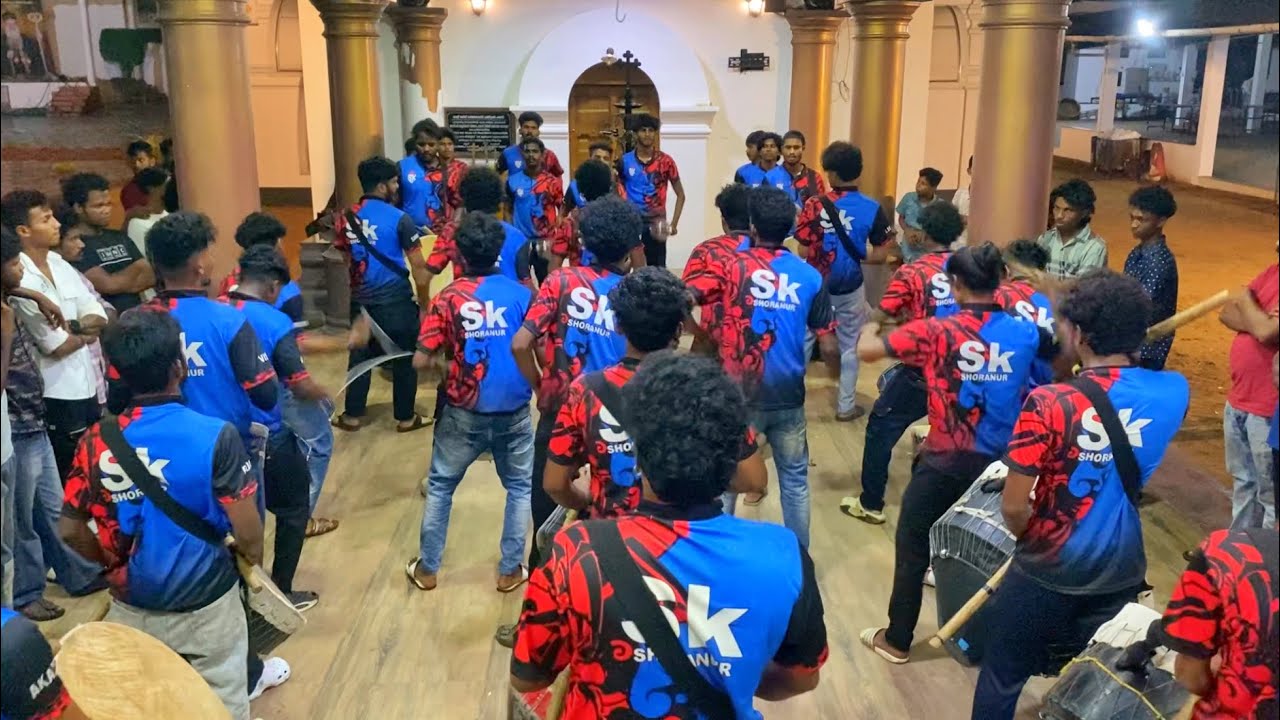 വഴിപാട് മേളം 🥁 SK Thambolam Shoranur |Energetic 🫡 Performance 🎭 Pazhanji Cathedral @Pazhanji 2023