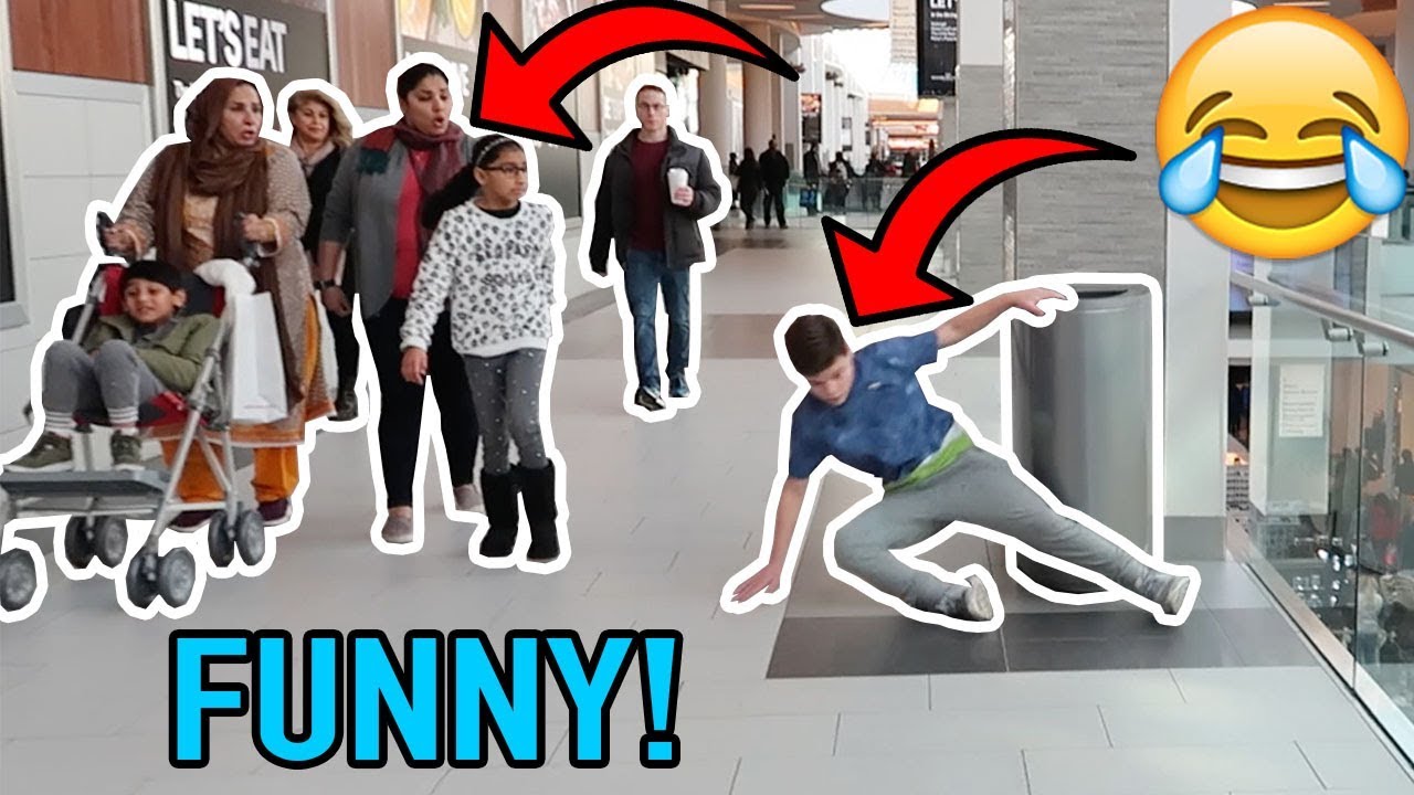 FAKE FALLING IN PUBLIC 2!
