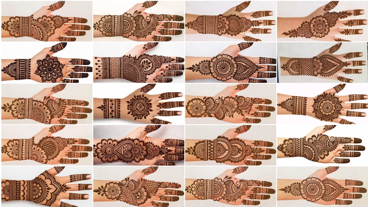 Top 20 Mehndi Design Photos | Easy Mehndi Design | Saraswati Puja Mehndi Design | Mehandi ka Design 