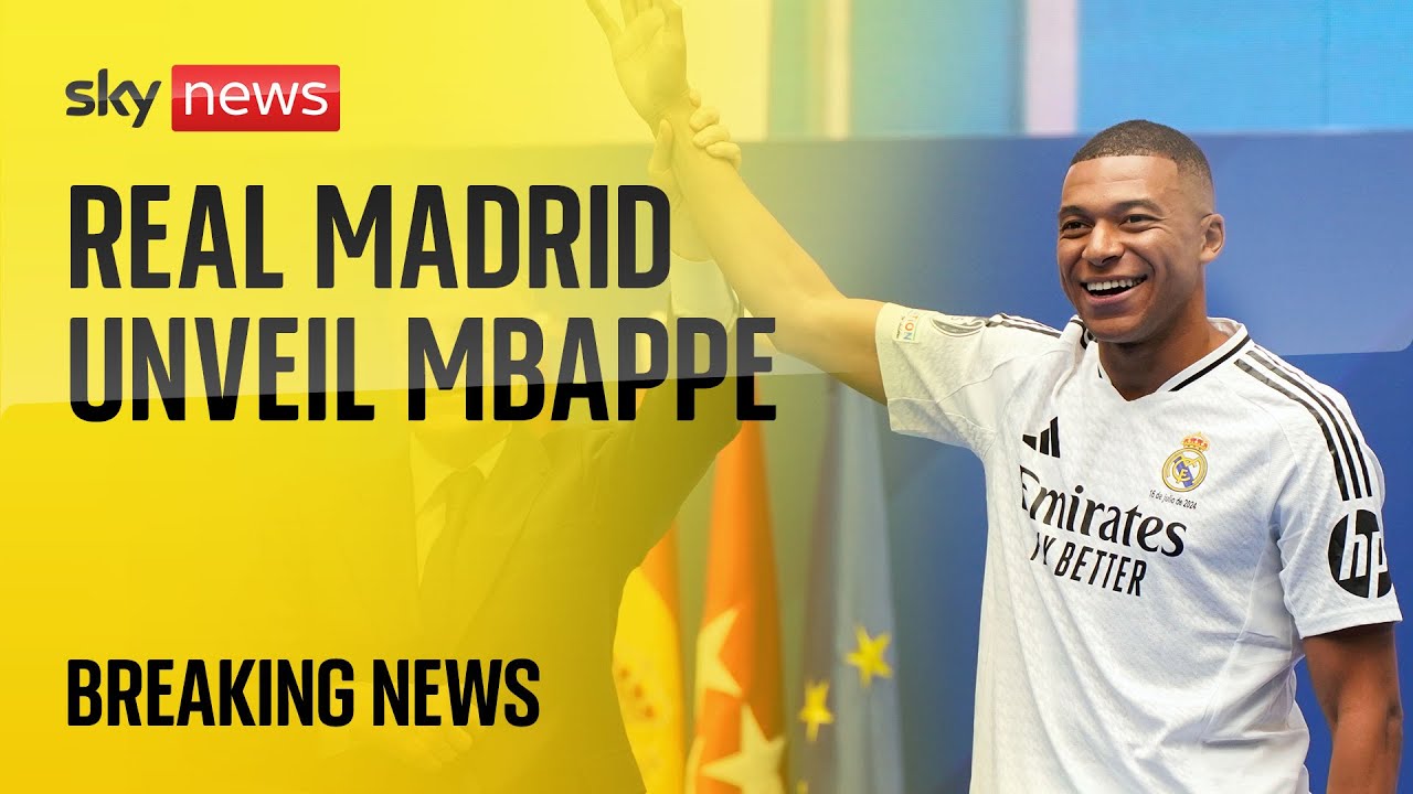 «Реал Мадрид» представил нового игрока Килиана Мбаппе.