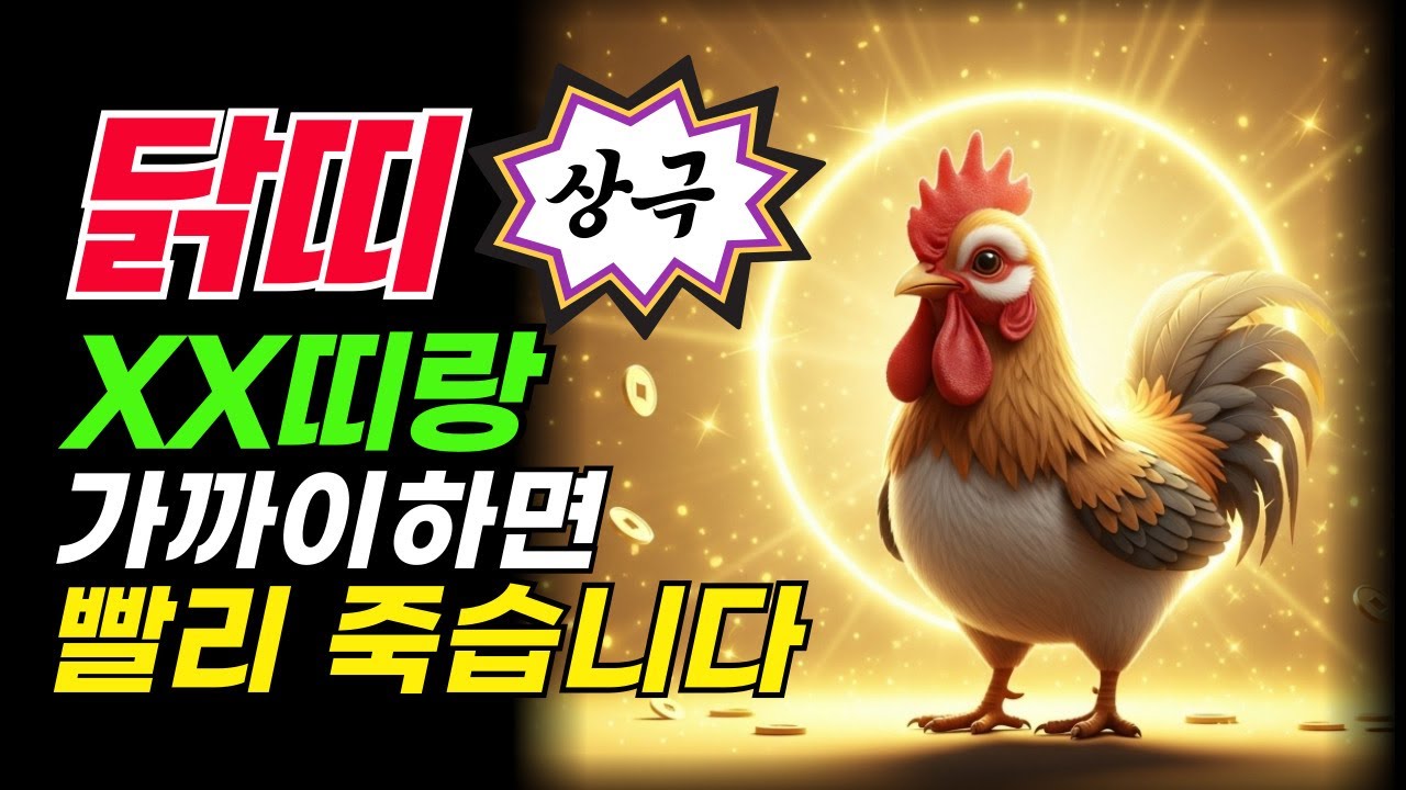 닭띠 00띠랑 어울리면 건강과 재산 모두 위험합니다! 닭띠 최악의 상극 3띠 대공개!!