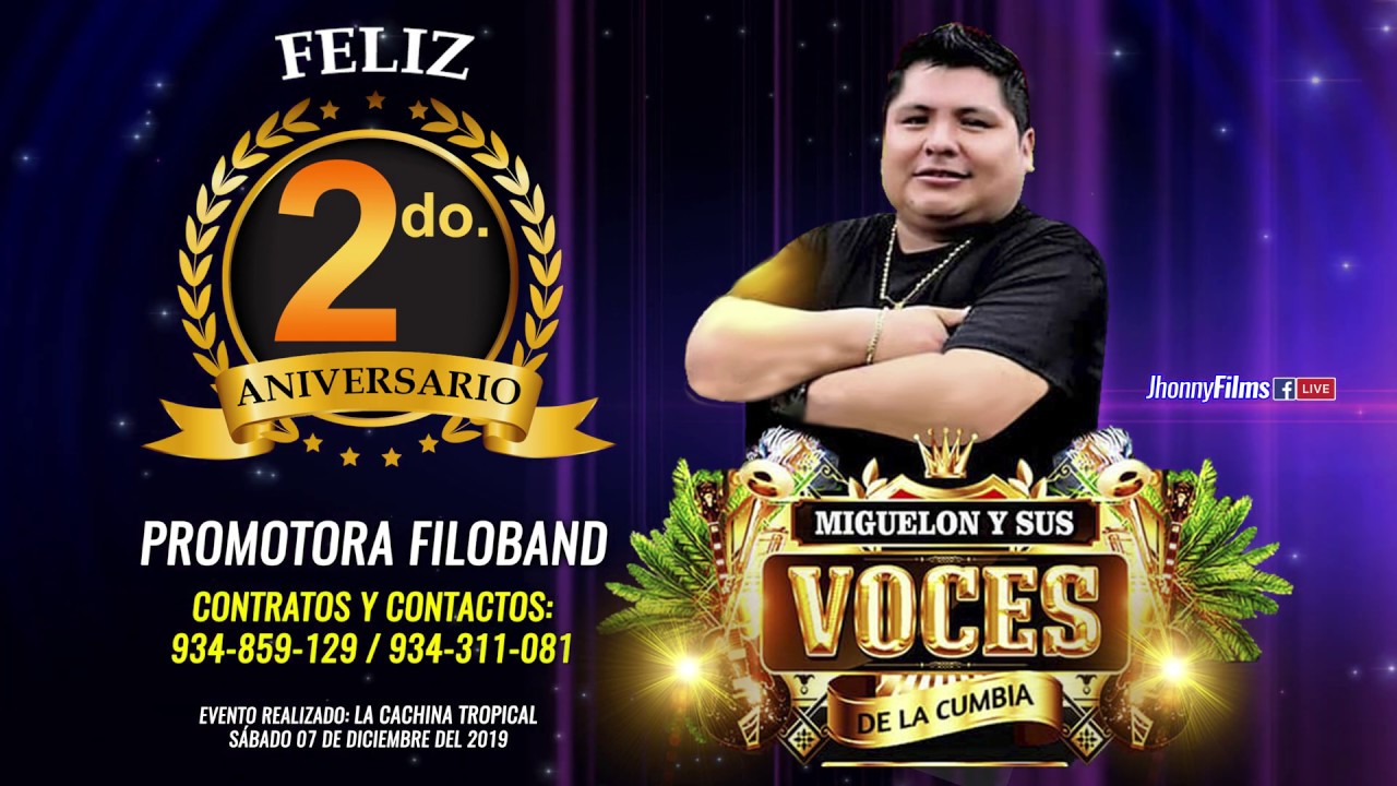 UN POCO DE TU AMOR MIX...(D.R.) MIGUELON Y ORQUESTA VOCES DE LA CUMBIA / PROMOTORA FILOBAND