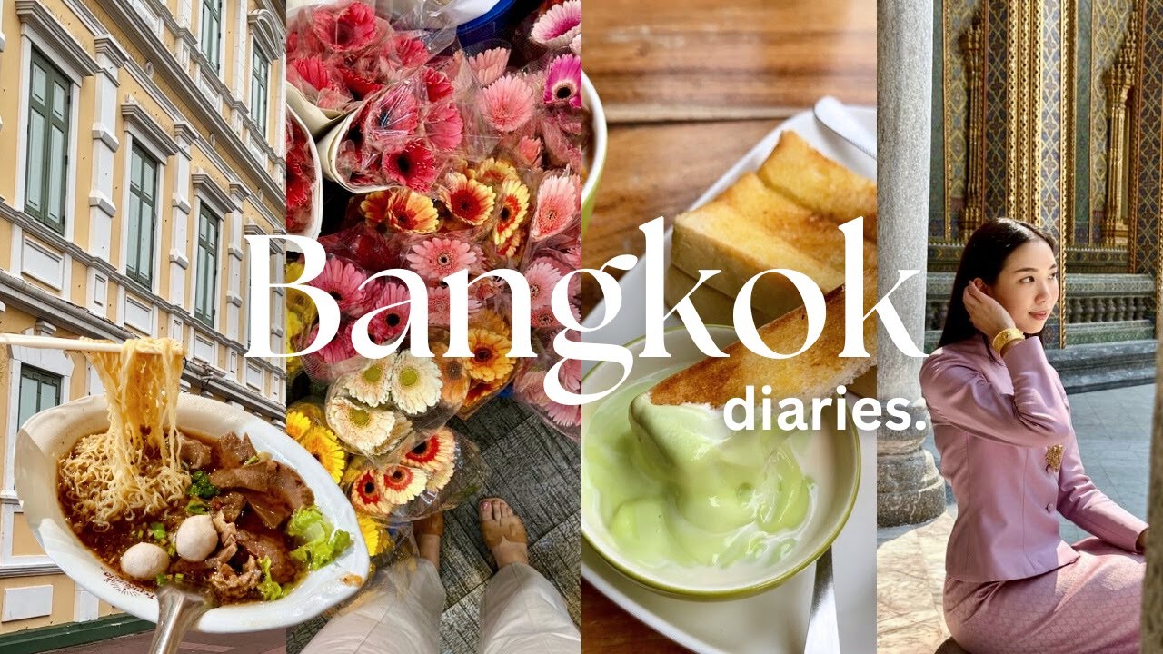 Bangkok Diaries 🇹🇭 Local Eats, Flower Market, Cafes & Chinatown Night Life