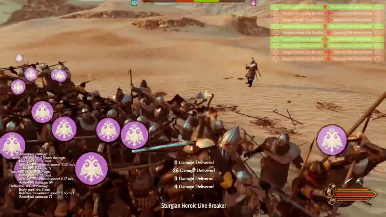 Elite Menavliaton vs Sturgian Heavy Axeman | Bannerlord | Mount & Blade II | Medieval Battle