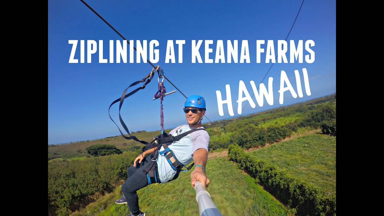 ZIPLINING AT NORTH SHORE (KEANA FARMS)