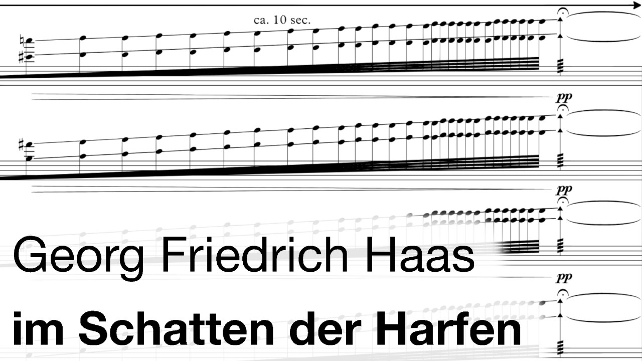 Georg Friedrich Haas - im Schatten der Harfen, for microtonal harp and ensemble (2018)