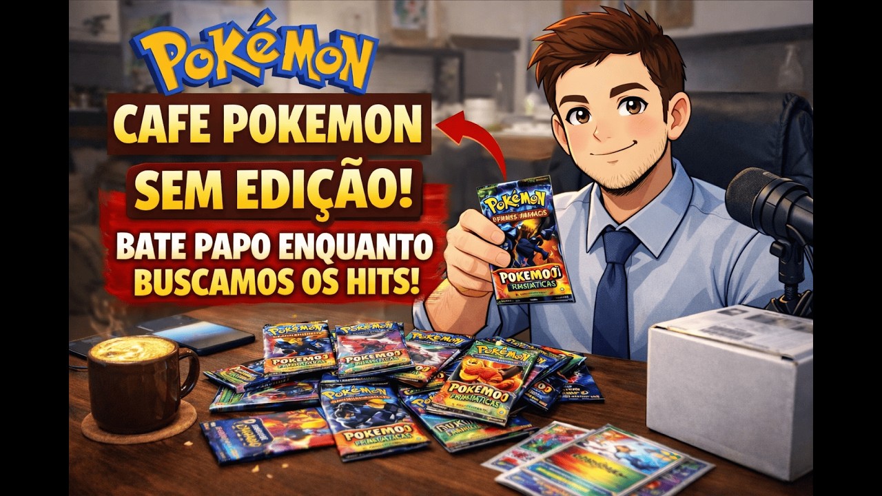 #1 - CAFÉ TGC - ABRINDO BOOSTER DE EVOLUÇÕES PRISMATICAS!