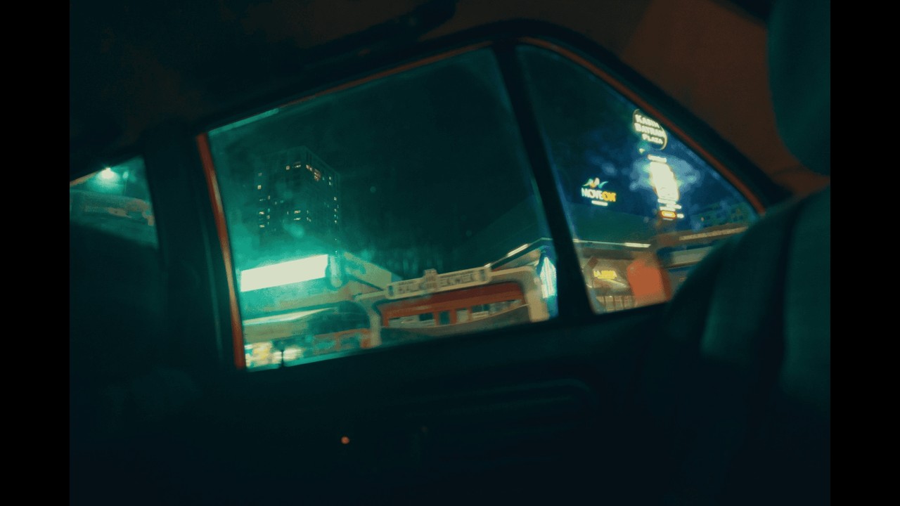 Falling Asleep in the Backseat | ASMR Calm Night Drive Ambient Sound | 4K