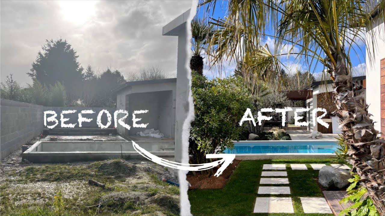 AMAZING TRANSFORMATION ! UN JARDIN DE LUXE POUR UNE MAISON DE CONSTRUCTEUR !