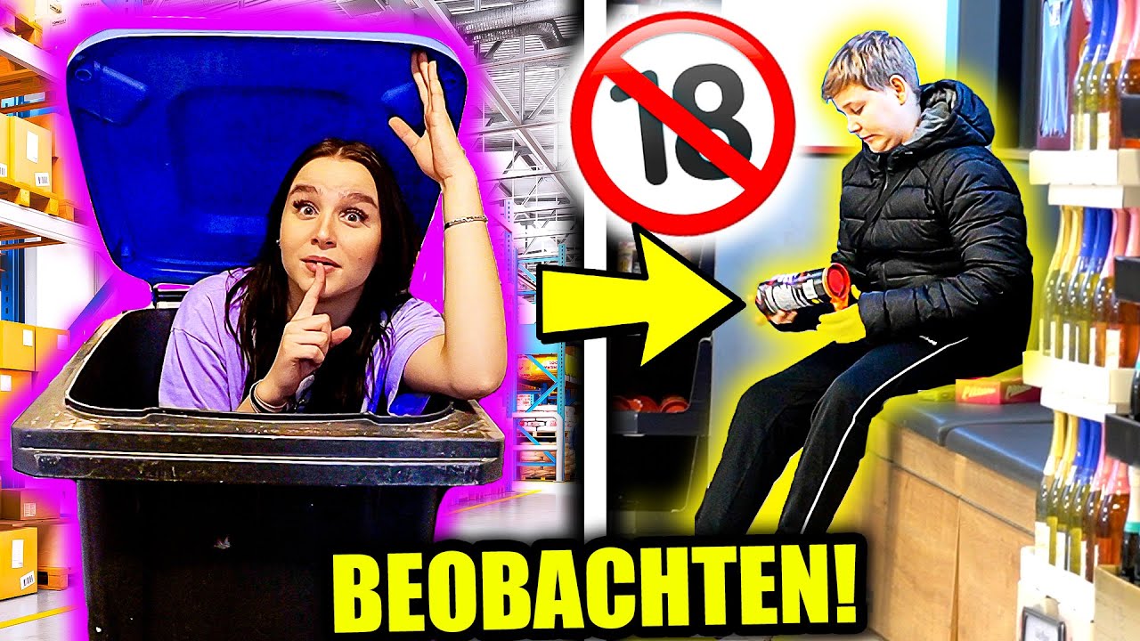 1 TAG Bruder heimlich VERFOLGEN & BEOBACHTEN ! 🔞🤫 ( falscher Ausweis ) - Celina