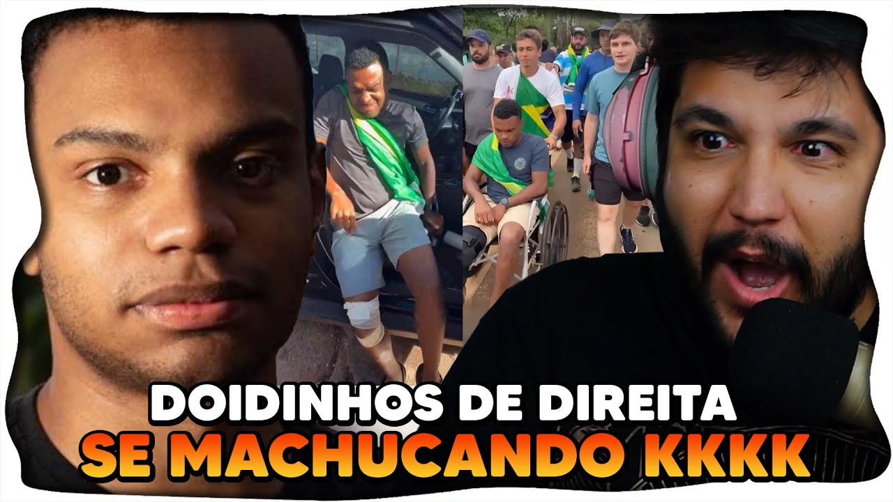 DOIDINHOS DA DIREITA que est&atilde;o CAMINHANDO PRA BRAS&Iacute;LIA come&ccedil;am a SE LESIONAR KKKKKKKKKKKKKKKKKKKKKKK